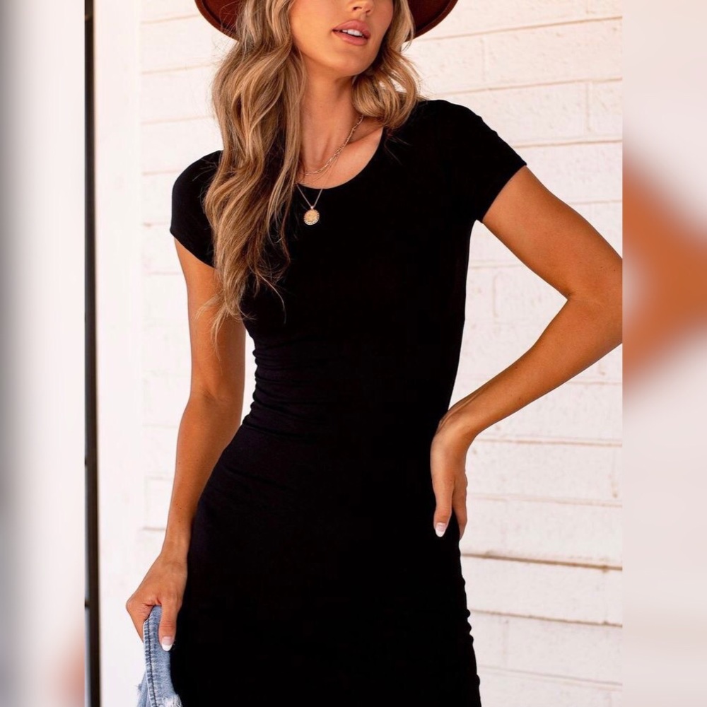 NWOT Black casual mini dress ❤️